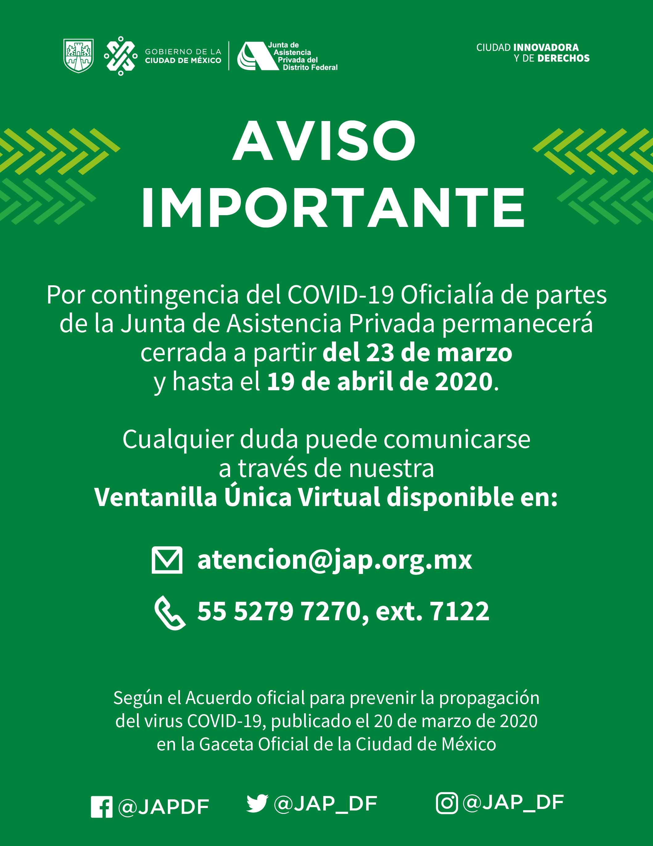 aviso covid