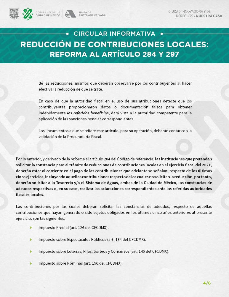 Circular Reducción de Contribuciones Locales hoja 4