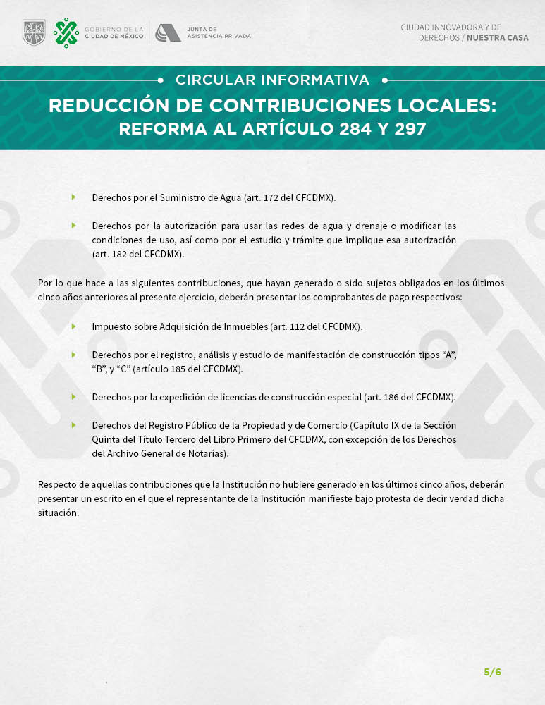 Circular Reducción de Contribuciones Locales hoja 5