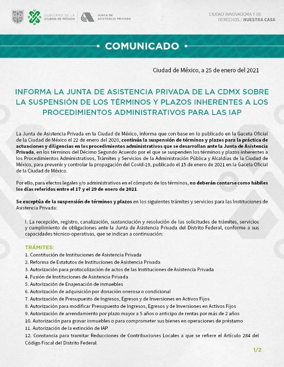 comunicado suspensión de términos hoja 1