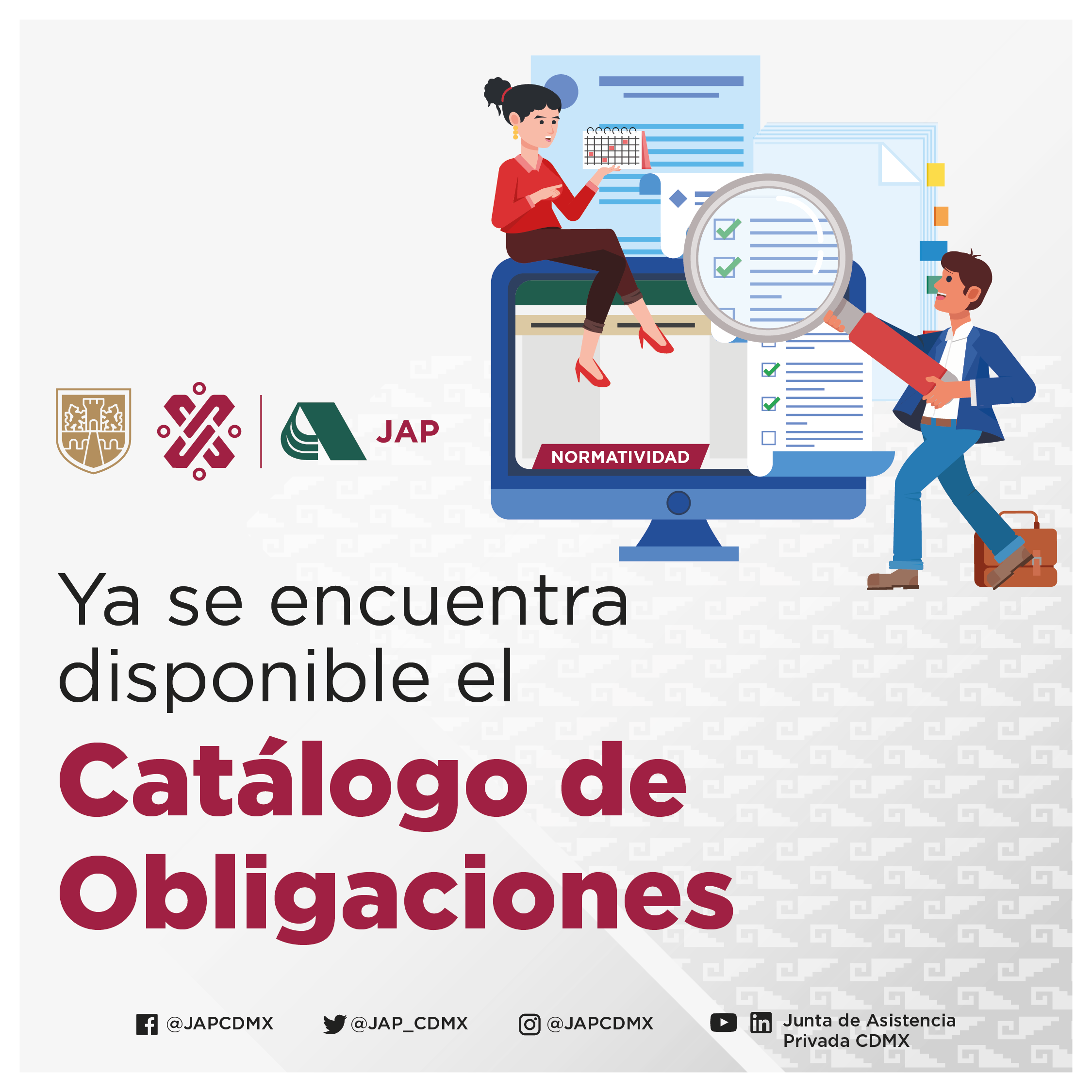 Ya está disponible el CATáLOGO DE OBLIGACIONES