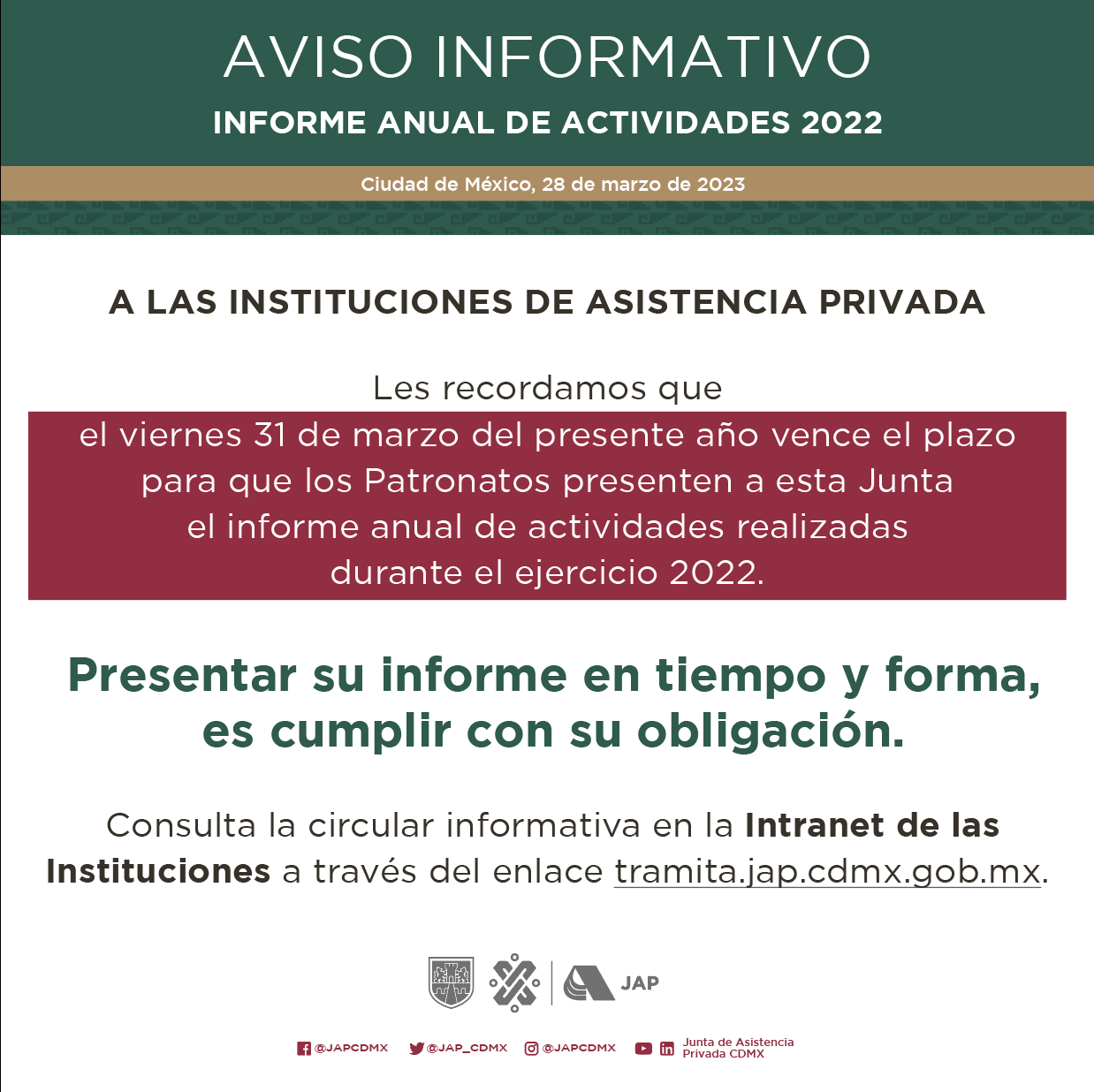 aviso Informe Anual 2023